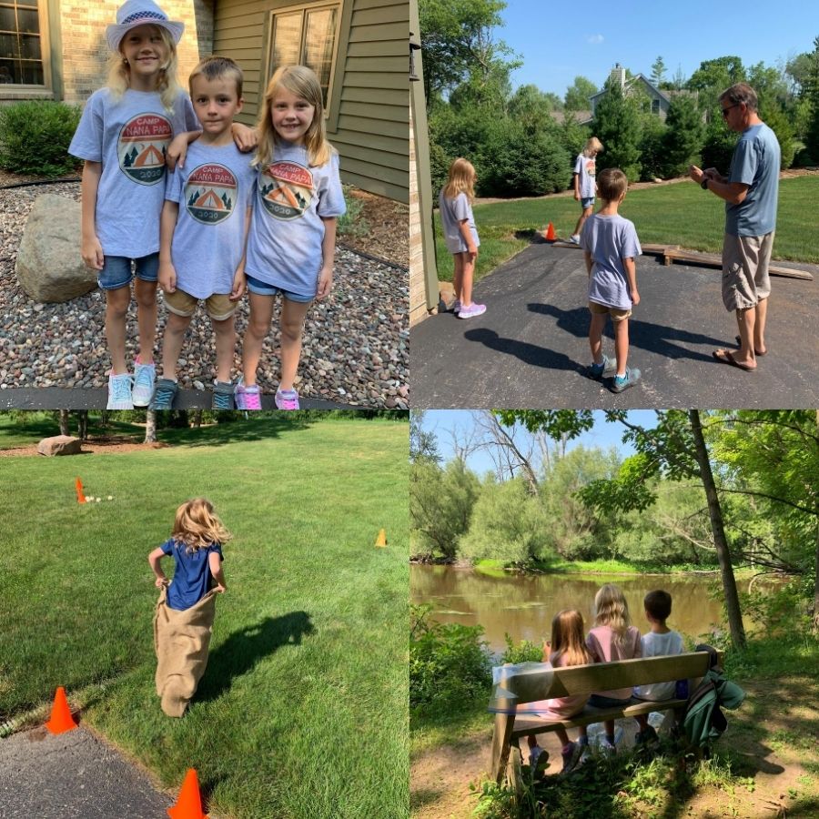 This summer, we decided to create a camp experience for our grandkids in our backyard. It was a fun way to create sweet memories with our grandchildren. @mferrell