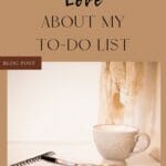 My to-do list gives my mind the freedom to not have so many things on it and helps me in being efficient and orderly at getting tasks done. #todolist #dailychores @mferrell