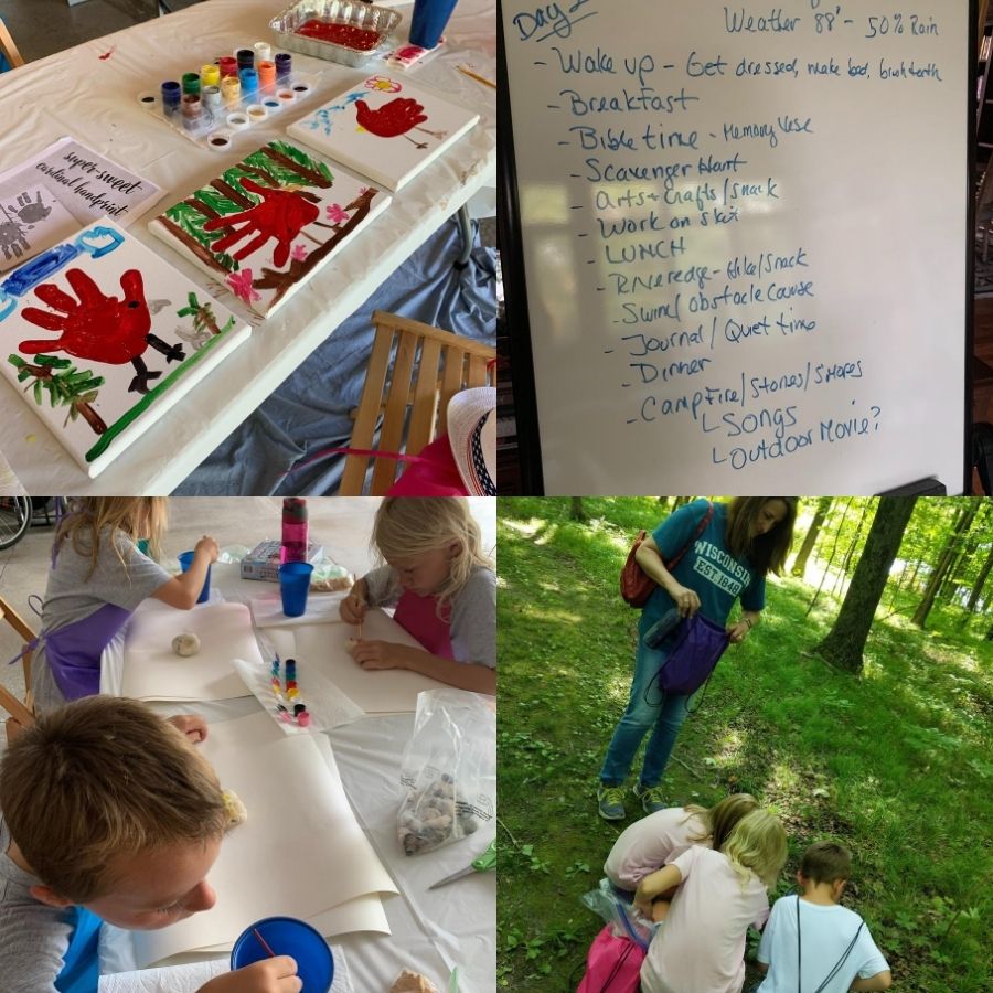 This summer, we decided to create a camp experience for our grandkids in our backyard. It was a fun way to create sweet memories with our grandchildren. @mferrell