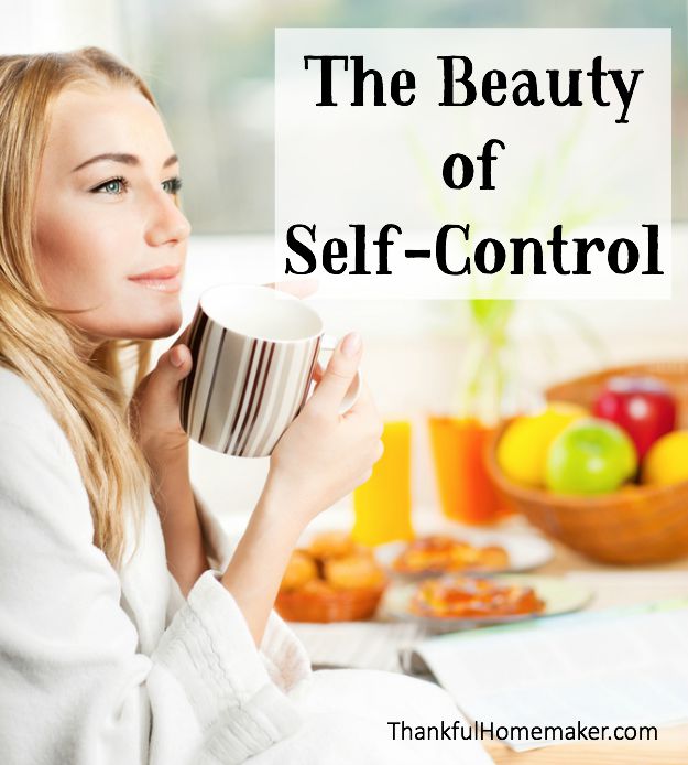 “Self-control is the exercise of inner strength under the direction of sound judgment that enables us to do, think, and say the things that are pleasing to God.” @mferrell