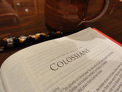 Memorizing Colossians – February Encouragement