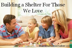 Building a Shelter For Those We Love