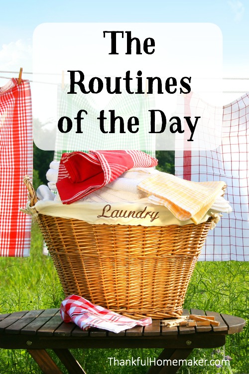 Having routines set in your day can make the whole day run smoothly and those routines tend to become habits over time. @mferrell