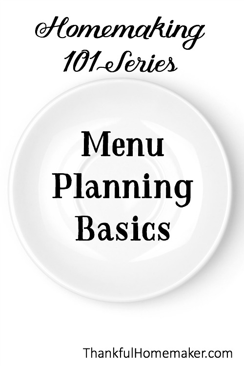 Menu Planning Meal Boxes, Organizing Your Pantry - Mrs Happy Homemaker