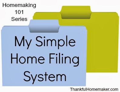 home filing system