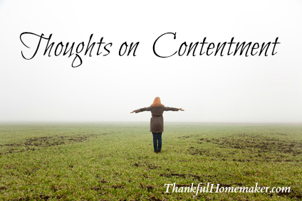 Thoughts on Contentment