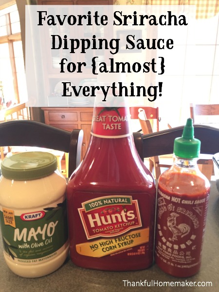 Favorite Sriracha Dipping Sauce for {almost} Everything