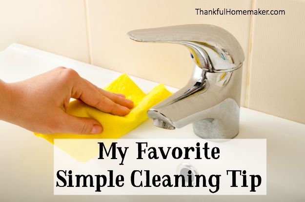 My Favorite Simple Cleaning Tip