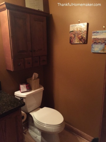 Deep Cleaning Your Half Bath - Toilet Area - @mferrell