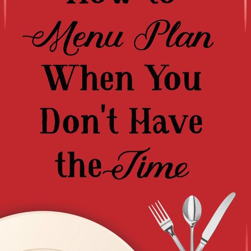 Menu planning has been a huge blessing to my family, our health and our budget but there are weeks where I just don't get to it. @mferrell
