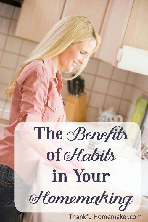 When we have built good habits into our home keeping they can become time savers for us and create more freedom into our days. @mferrell