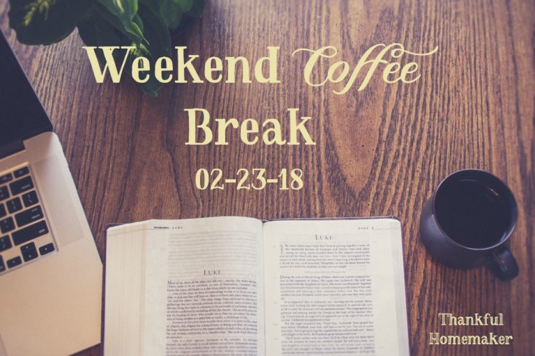 Weekend Coffee Break {February 23rd}