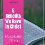 Being reminded of all the riches we have in Christ is a sweet reminder to give thanks to the Lord in and through all things. #biblestudy #colossians #thankful @thankfulhomemaker