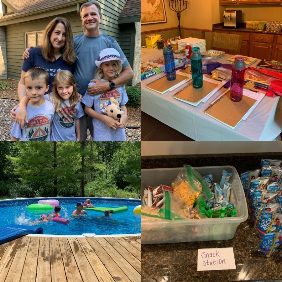 This summer, we decided to create a camp experience for our grandkids in our backyard. It was a fun way to create sweet memories with our grandchildren. @mferrell