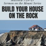 In Matthew 7:24-27, we find a contrast between the wise man who builds his house on the rock and the foolish man who builds his house on the sand. The only solid foundation for our lives is Jesus Christ and His teachings. @thankfulhomemaker