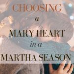 May we serve out of a heart that is selflessly devoted to Christ.  May all who are around you be touched by the fragrance of Christ. #maryandmartha #martha #christmas @mferrell