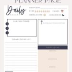 Daily Docket Planner Page Free PDF Download @mferrell