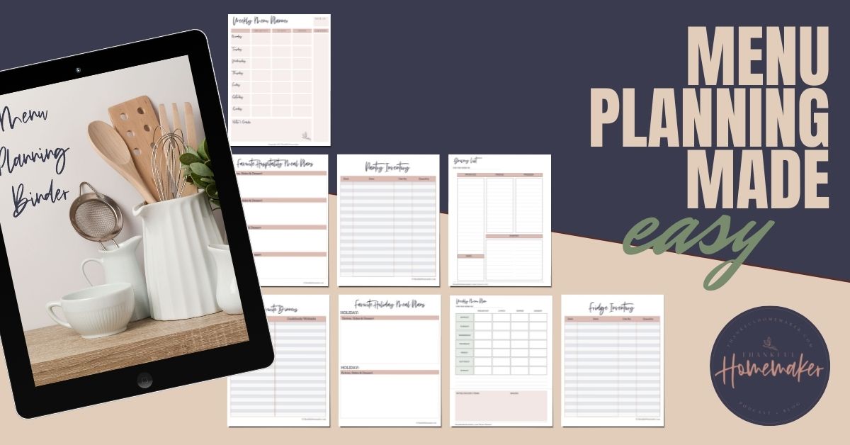 menu planning made easy