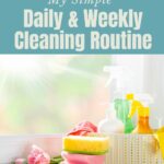 Our home cleaning should not take up most of our day and my hope in today's episode is to help you simplify your daily and weekly cleaning. #cleaningschedule #weeklycleaningschedule #cleaning @thankfulhomemaker