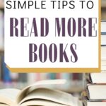 We all have an ever-growing list of books we'd like to read each year. I'm sharing a few tips that have helped me to choose what to read more and how to make more time to fit it into a busy schedule. @thankfulhomemaker