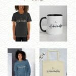 Whether you're running errands, doing household chores or sipping your coffee you can do it in style reminding yourself and others you are a Thankful Homemaker. #homemakershirts #homemakermugs @mferrell