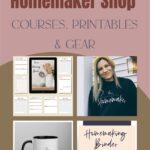 Find all your favorite gear, books & printables to help you become a Thankful Homemaker.